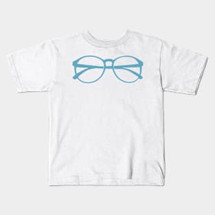 Blue Glasses Kids T-Shirt